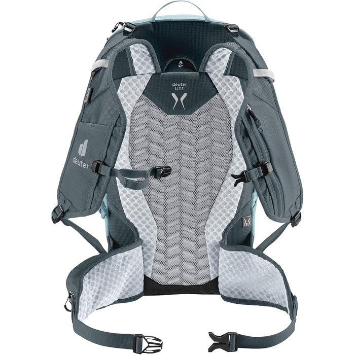 Жіночий туристичний рюкзак deuter Futura 21 SL, Dusk-slateblue та легкий жіночий туристичний рюкзак Speed Lite 23 SL, Shale-graphite