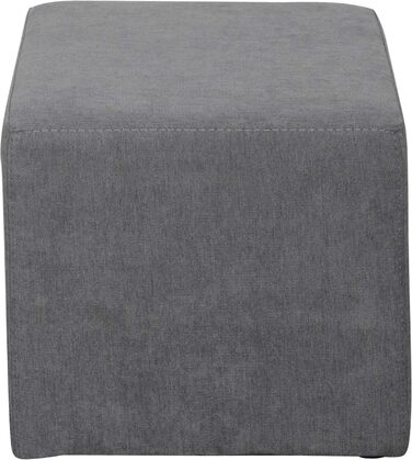 Кубоподібне сидіння 42 см - Високоякісний, простий у догляді пуф-стілець - Пуф вагою лише 4 кг - Ідеальний варіант для сидіння (Coral12)