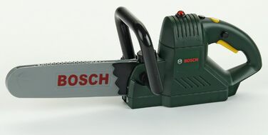 Бензопила Theo Klein 8430 Bosch Іграшкова пила на батарейках з реалістичним звуком пиляння та миготливим світлом Розміри 12,5 см x 39 см x 15 см Іграшка для дітей віком від 3 років і старше