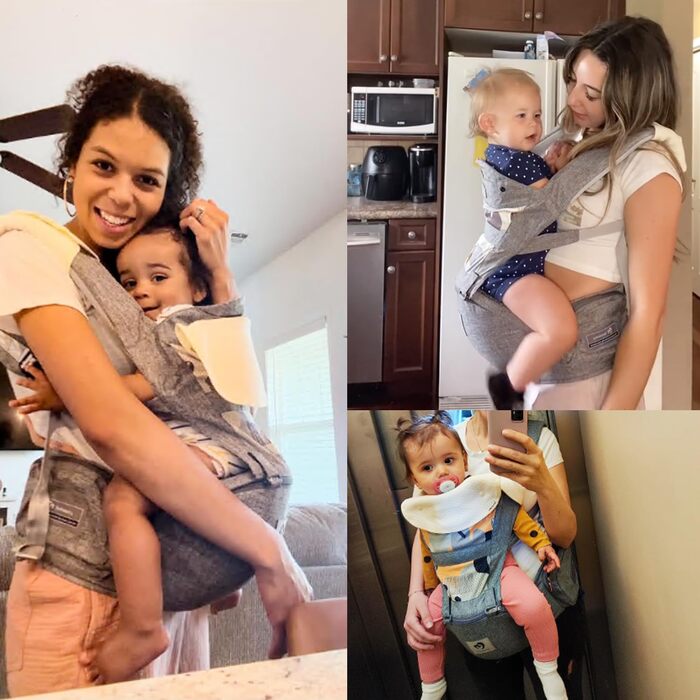 Переноска Bellababy, універсальна переноска для новонароджених від народження, немовлят і малюків (0-36 місяців), регульоване сиді