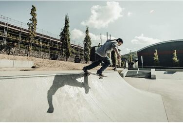 Скейтборд HUDORA Torrance ABEC 5 (12553) – класичний стріт-скейт 31" з канадського клена, підшипники ABEC-5, навантаження 100 кг