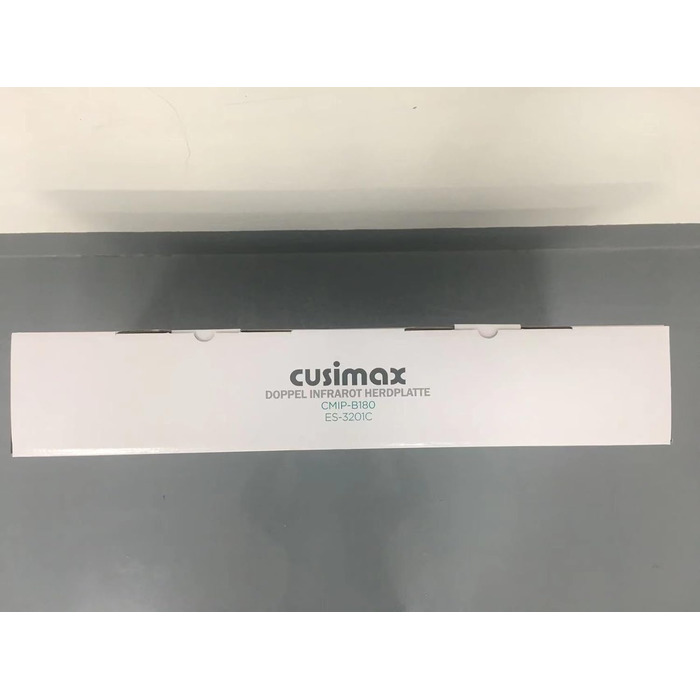 Інфрачервона варильна поверхня CUSIMAX 2 шт. 1200 Вт 1200 Вт Електрична варильна поверхня зі склокераміки, портативні подвійні варильні поверхні з регулюванням температури для зовнішнього/внутрішнього використання, для всіх типів гончарів, чорна нержавіюч