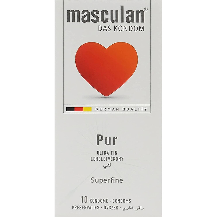 Презервативи Masculan PUR, 10 шт