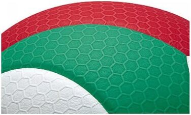 Волейбольний мяч FLISTATEC, схвалений FIVB, червоний, білий, зелений