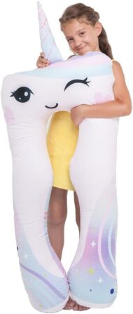 Комфортна подушка для здоров'я дітей подушка для сну антистрес подушка для дітей з СДУГ (єдиноріг)