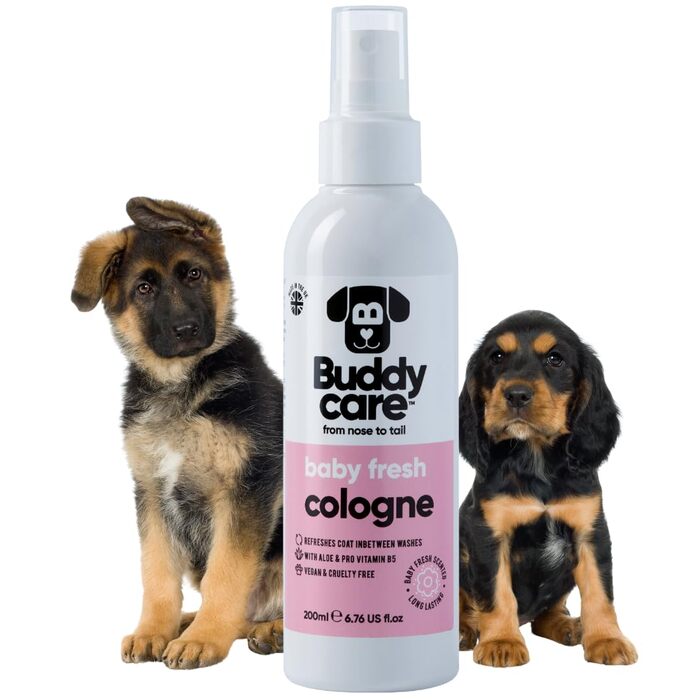 Парфуми для собак Buddycare Солодка Вишня ніжний аромат дитячої пудри, освіжаючий спрей для собак між миттями (200 мл, )