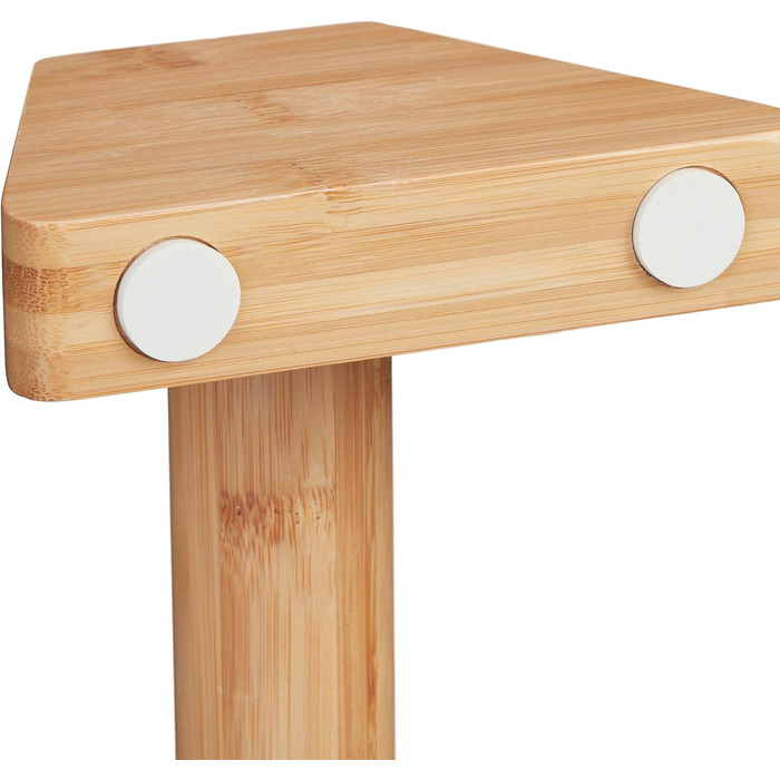 Ручки для віджимань Relaxdays, набір з 4 шт., бамбукові паралелети, 2 різних розміри, калістеніка, стійка на руках, натуральний колір