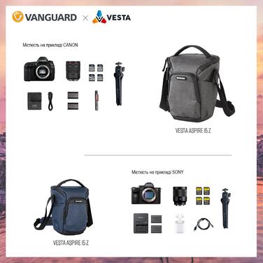 Сумка Vanguard Vesta Aspire 15Z Gray (Vesta Aspire 15Z GY)