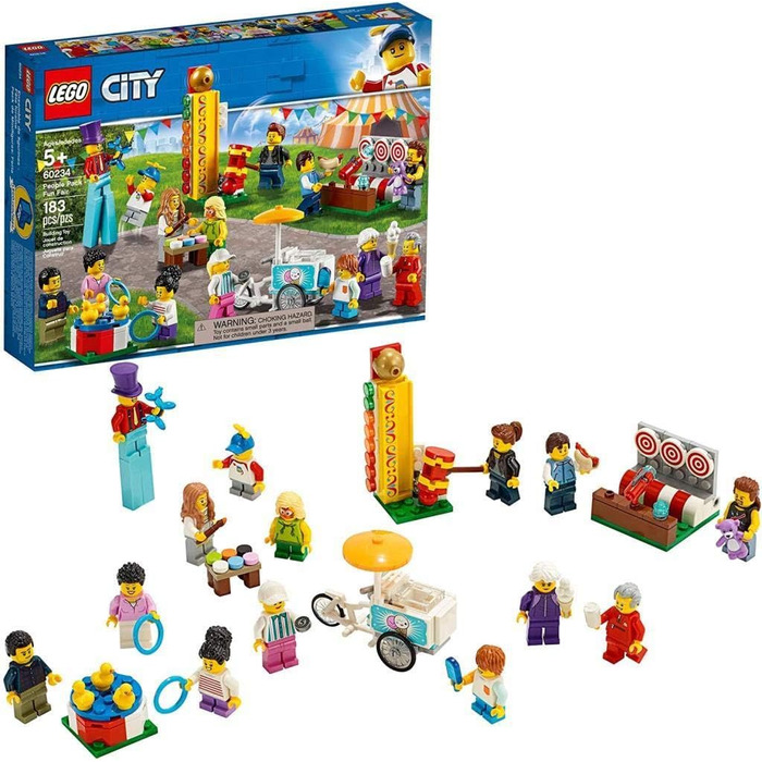 Конструктор LEGO City 60234, Міський Ярмарок, 183 деталі
