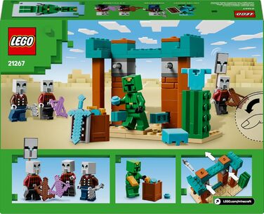 Конструктор LEGO Minecraft 21267, Пустельний Патруль Вілдротників, 105 деталей