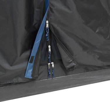 Намет Ravello 500 Teepee Tent для 6-8 осіб Сімейний намет Висота над головою Підлоговий піддон Водонепроникний 5000 мм Синій сірий