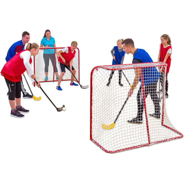 Набір хокейних ключок Betzold Uni-Hockey Set Pro - 12 хокейних ключок, м&39ячі на 3 отвори, флорбольні, просунуті, без кольору