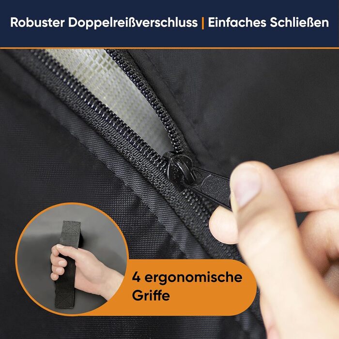 Чохол для матраца 140x200 см захист для зберігання та переміщення товщина 30 см водонепроникна та стійка до розривів сумка для зберігання на блискавці 140 x 200 см