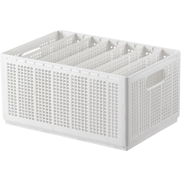 Коробка для зберігання штанів SIXRUN, розділена коробка для зберігання одягу, органайзер для шафи, ефективне сортування одягу для спальні, гардероб, складний органайзер для шафи (великий 7)