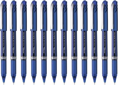 Рідкий гель-ролик Pentel BLN25-CX Energel Plus, кінчик голки 0,25 мм хід, 12 шт. , синій