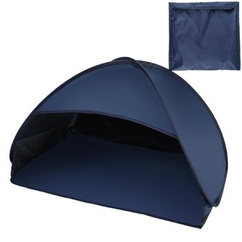 Намет для ноутбука, невеликий спальний намет, захисний щиток для обличчя, сонцезахисний тент, укриття для пікніків, засмаги, басейну, кемпінгу, пляжу, відпусток, риболовлі, походів, пікніків, темно-синій