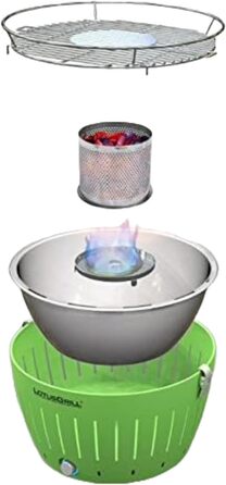 Вугільний гриль/настільний гриль з низьким рівнем димлення та USB-підключенням, 435