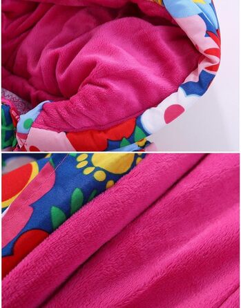 Дитячий зимовий комбінезон з капюшоном, зимовий костюм з рукавичками та пінетками, комплект теплого одягу для дівчаток та хлопчиків, 12-18 місяців () E