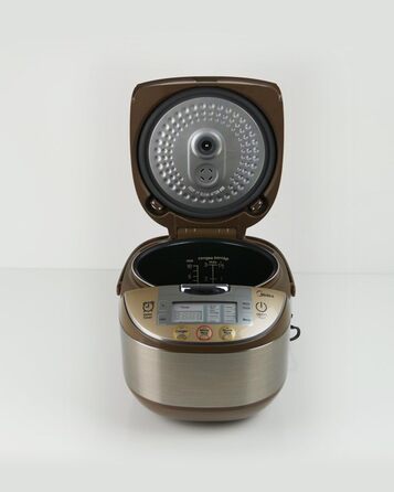Рисоварка Midea з функцією пароварки та підтримання тепла, 5 л, антипригарне покриття, мірний стакан, 2 ложки для рису, рис не при