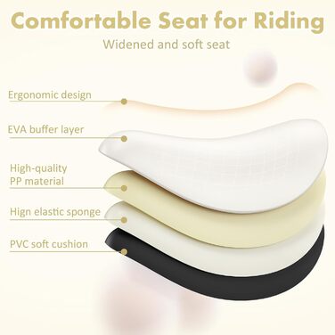 Дитячий велосипед-балансир URMYWO від 1 року, іграшка-балансир для дитини 10-24 місяців, перший велосипед без педалей з 4 колесами