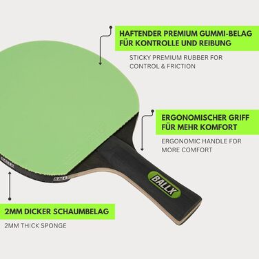 Ракетка для настільного тенісу BALLX AeroSpin 6000 PRO CARBON