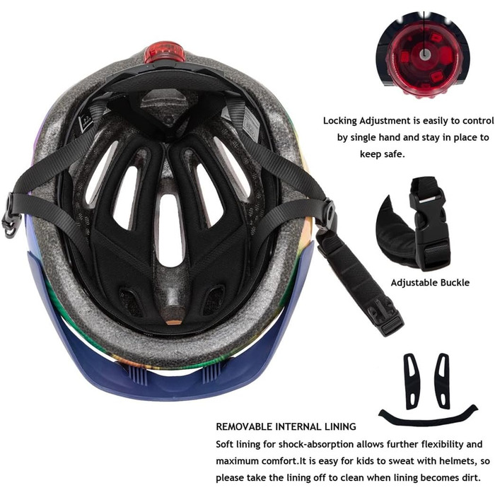 Ексклюзивний велосипедний шолом дитячий хлопчики 50-57 см дитячий велосипедний шолом з підсвічуванням дитячий велосипедний шолом з