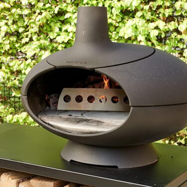 ? Fire Divider роздільник духовки з міцної сталі, аксесуари для печей для піци та вуличних печей Forno, в чистому дизайні, шириною 40 см