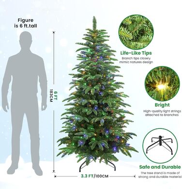 Штучна різдвяна ялинка 180 см Alupssuc