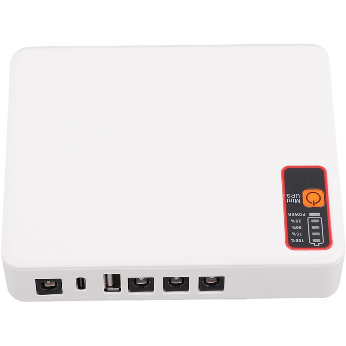 МАг 5В/9В/12В резервне живлення для роутера/модема з портами Type-C та USB (Європейська вилка), 12000