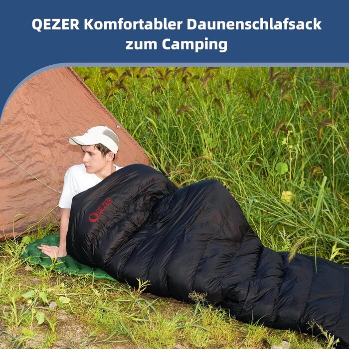 Цей зимовий пуховий спальний мішок має графенову підкладку та наповнювач 620 Power Duck Down, важить лише 1570 грамів і підходить для температур від 0C до -24C, чорний -8C