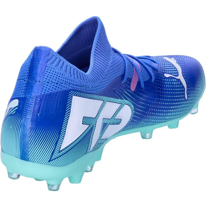 Футбольні бутси PUMA Unisex Future 7 Match Mg 46 EU Bluemazing Puma White Electric Peppermint