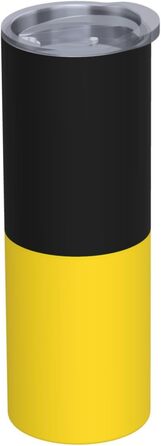 Кухоль з прямою трубочкою, дизайн прапор Баден-Вюртемберга, друкований, дорожній кухоль, підходить для кемпінгу, офісу та дому, 590 мл