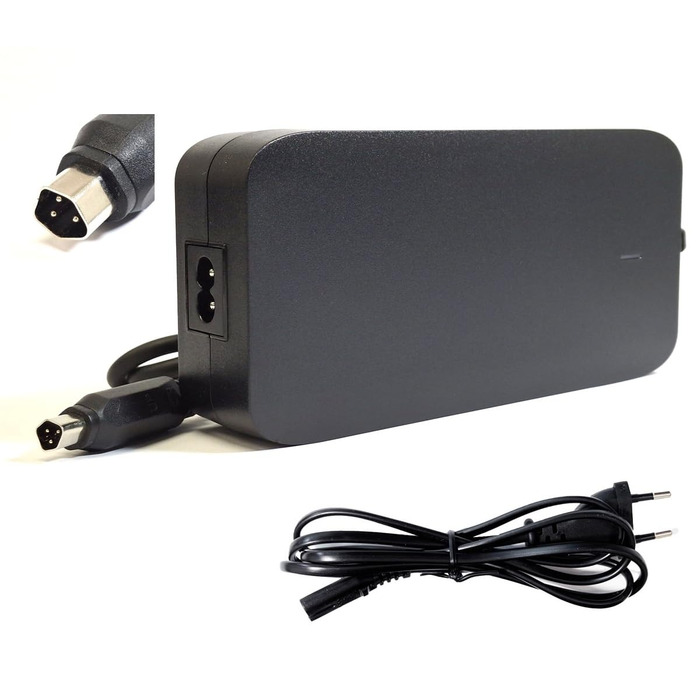 Зарядний пристрій Enerpower 54,6 В 2 А 110 Вт, 3-контактний трапецієподібний, для акумуляторів 48 В від Fischer Pedelecs Viator, Terra, Montis, Proline (з 2021 року випуску)