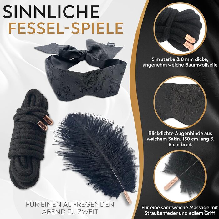 Обидва секс-іграшки SM, секс-іграшки та набір для звязування, мотузка, з кайданами та звязуванням, затискачі для сосків, BDSM батіг, кляп, сексуальні обмеження для ліжка із завязаними очима секс-набір, набір секс-іграшок для пари, 10 шт.