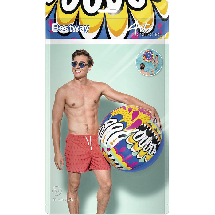 Водний м&39яч Bestway &39POP Beach&39 91 см