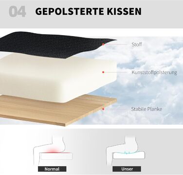 Офісний стілець HOMCOM Ергономічне робоче крісло з відкидними підлокітниками, регульованим кільцем для ніг та 4D поперековою опорою, регульоване за висотою поворотне крісло для малювання з сітчастою тканиною, чорний колір