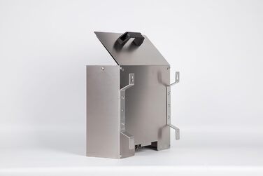 Пропановий газовий обігрівач до 2,0 кВт/год - Портативний, для зовнішнього використання, для теплиць - Нержавіюча сталь - 2000 Вт, 2500 Вт, 2 кВт - Регульований термостат (7C - 32C) - Монтаж на підлогу, настінний монтаж