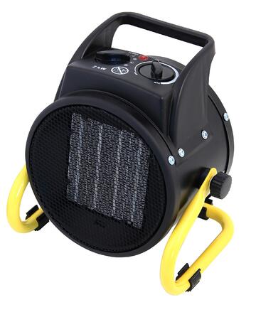 Генератор гарячого повітря Stak STH2000W потужністю 2 кВт. Керамічна технологія для швидшого нагрівання. 2 швидкості, із запобіжним термостатом та функцією вентилятора. Кабель 140 см, 2 Вт, чорний