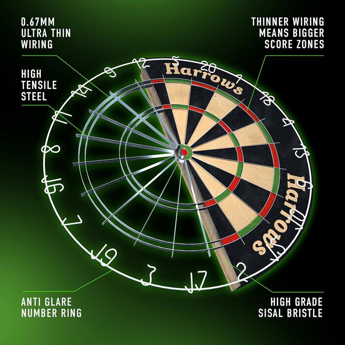 Мішень для дартсу Harrows Pro Matchplay I (професійний рівень)