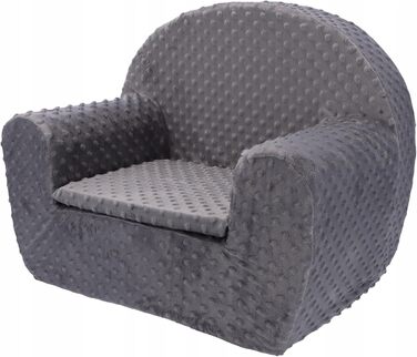 Дитяче крісло 544337 см Сірий Дитячий диван від 1 року Дитячий диван міні-диван дитяче крісло ігровий диван меблі для дитячої кімнати з подушками