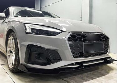 Передній спойлер Губний спойлер Губний спліттер для Audi A5 S5 RS5 Sportback 2021 2022, Бампер Губа Передній спойлер Тюнінг Автомобільні аксесуари, Зовнішній вигляд з вуглецевого волокна Звичайний вигляд з вуглецевого волокна