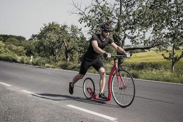 Самокат Yedoo Wolfer - до 120 кг, ударний самокат з пневматичними шинами 28/20 - самокат для дорослих, швидкий самокат з алюмінієв