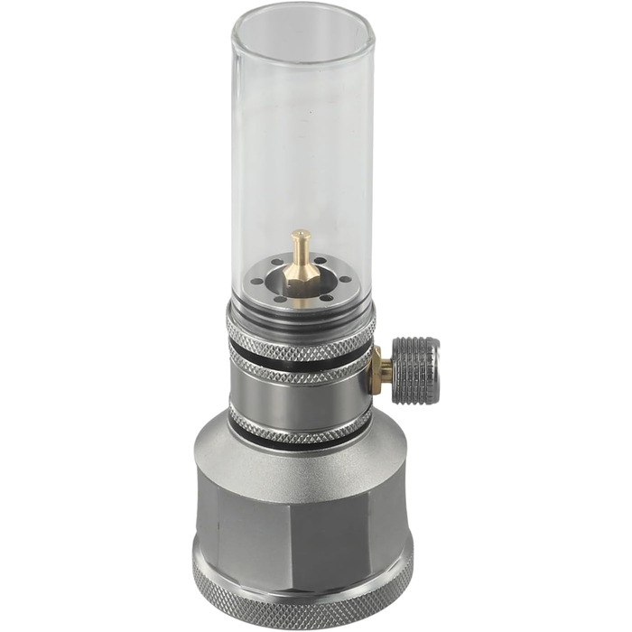 Портативний газовий ліхтар, кемпінгові свічки з порожнім паливним балоном для кемпінгу, походів, риболовлі (газовий ліхтар з баком), 23818L7KL4EX444VEB8R8