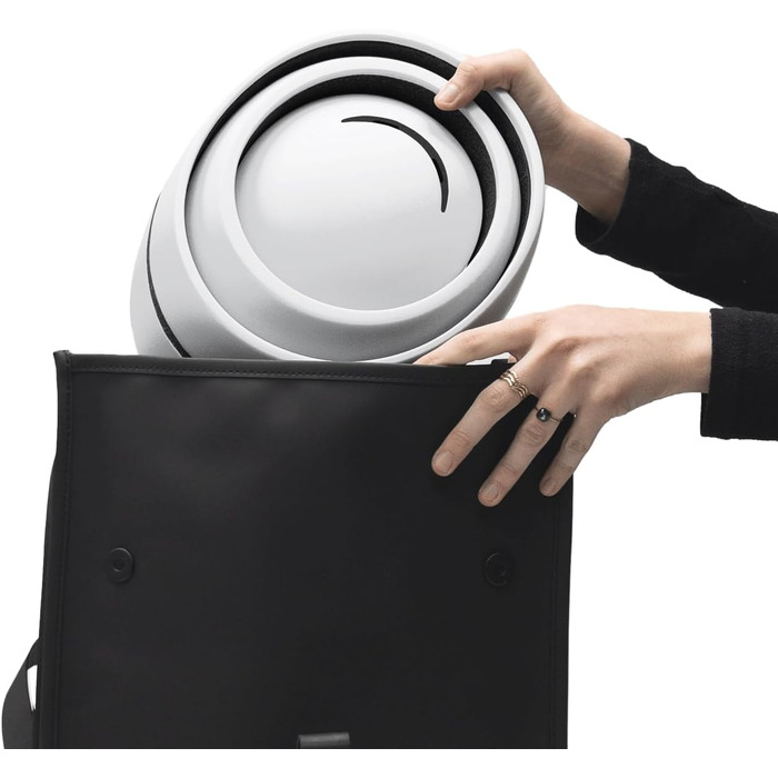 Складаний шолом для велосипедів та електросамокатів. Легкий, компактний та сертифікований. Унісекс-дизайн для чоловіків та жінок. Дорослий велосипедний шолом, ідеально підходить для їзди на велосипеді та по місту. M Білий/Світловідбиваючий