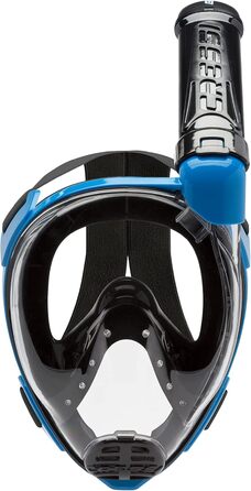 Ласти CRESSI Tonga/Комплект - Легкі регульовані короткі ласти або комплект коротких ласт повнолицьова маска Baron з широким полем зору, ідеально підходять для підводного плавання, плавання, комплект для дорослих короткі ласти повнолицьова маска чорний/син