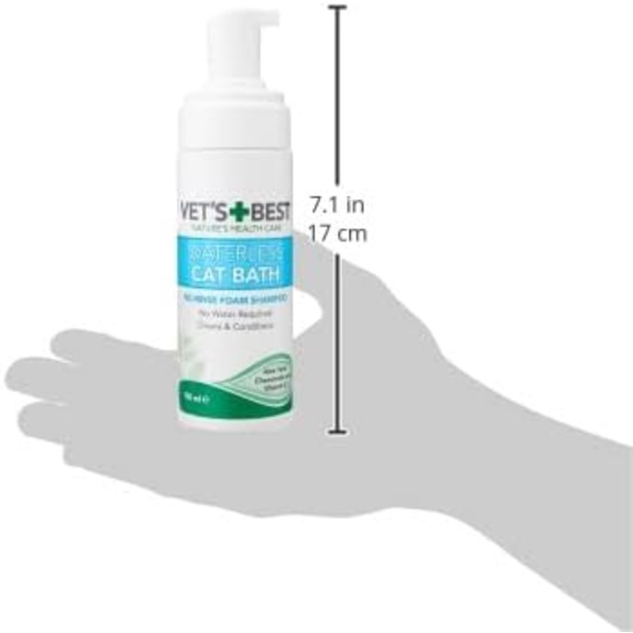 Безводний шампунь Vet&39s Best Waterless Cat Bath, не змивати, 150 мл (упаковка з 2 шт. )