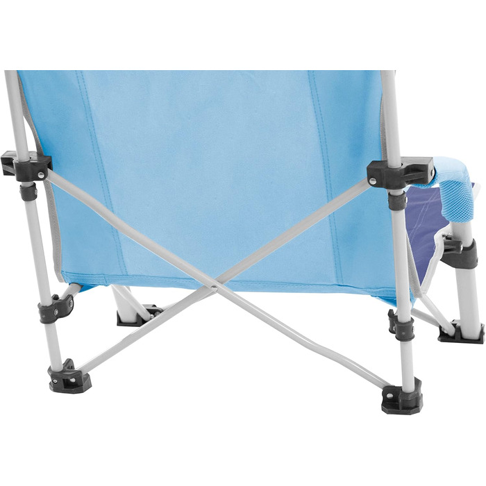 Пляжний стілець Була синій/світло-блакитний