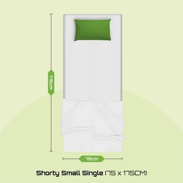 Матрац Starlight Beds Memory Spring з пружинами, холодно-синій (короткий матрац), тканинний короткий матрац