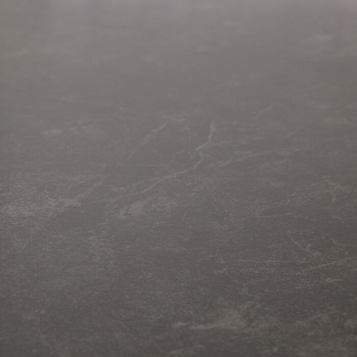 Овальний обідній стіл LISANDRO, 160 x 90 см, з керамічною стільницею, темно-сірий/чорний сучасний кухонний стіл з міцною керамічною стільницею та стабільним металевим каркасом для стильної їдальні або кухні