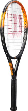 Тенісна ракетка Wilson Burn Spin Jr 26, чорний/помаранчевий